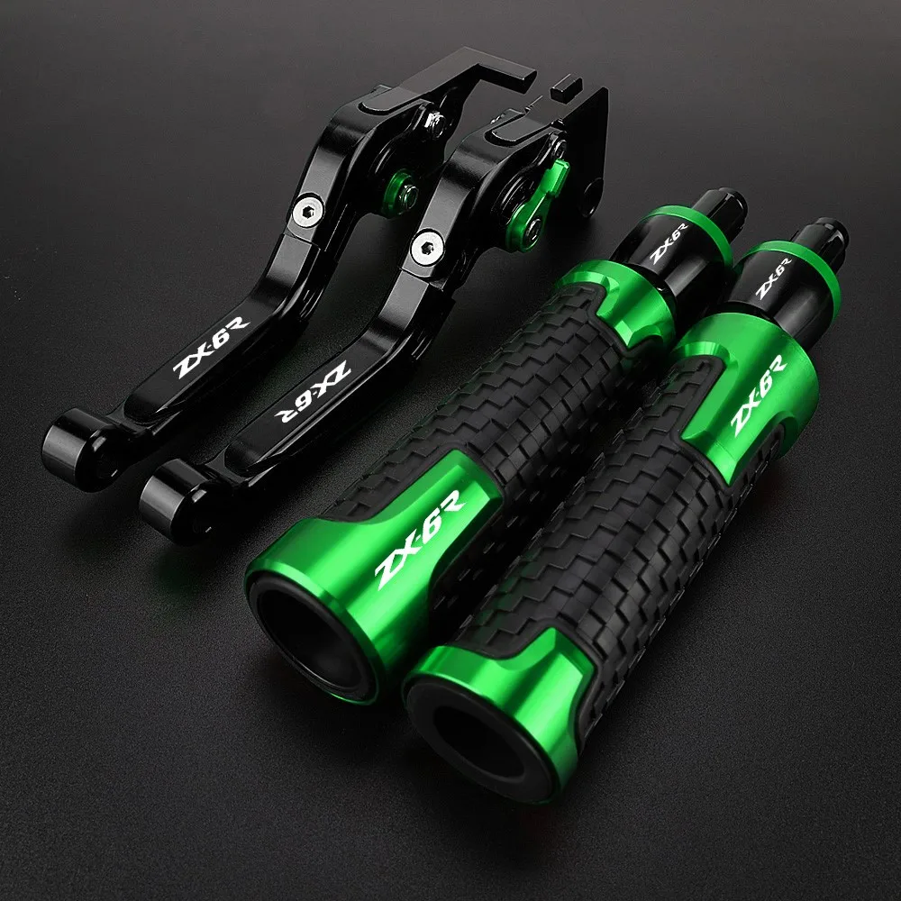 2006 2005 Adjustable CNC Brake Clutch Levers For Kawasaki ZX6R 2005-2006 ZX6 R Foldable Extendable Handlebar Grips Accessories
2006 2005 Adjustable CNC Brake Clutch Levers For Kawasaki ZX6R 2005-2006 ZX6 R Foldable Extendable Handlebar Grips Accessories