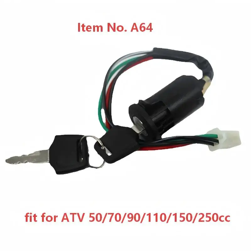 Женский ключ-переключатель зажигания для квадроциклов, подходит для квадроциклов 50-250 куб. см.
Женский ключ-переключатель зажигания для квадроциклов, подходит для квадроциклов 50-250 куб. см.