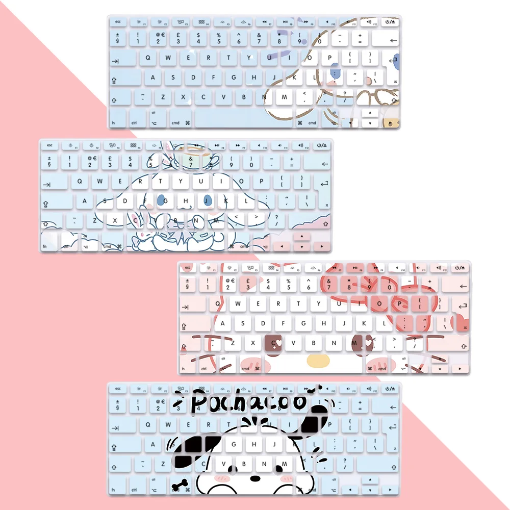 Hello Kitty Cinnamoroll EU Layout Soft Silicone Keyboard Cover for Macbook pro A1278 A1286 Retina A1425 A1502 A1398 Air A1369
Hello Kitty Cinnamoroll EU Layout Soft Silicone Keyboard Cover for Macbook pro A1278 A1286 Retina A1425 A1502 A1398 Air A1369
