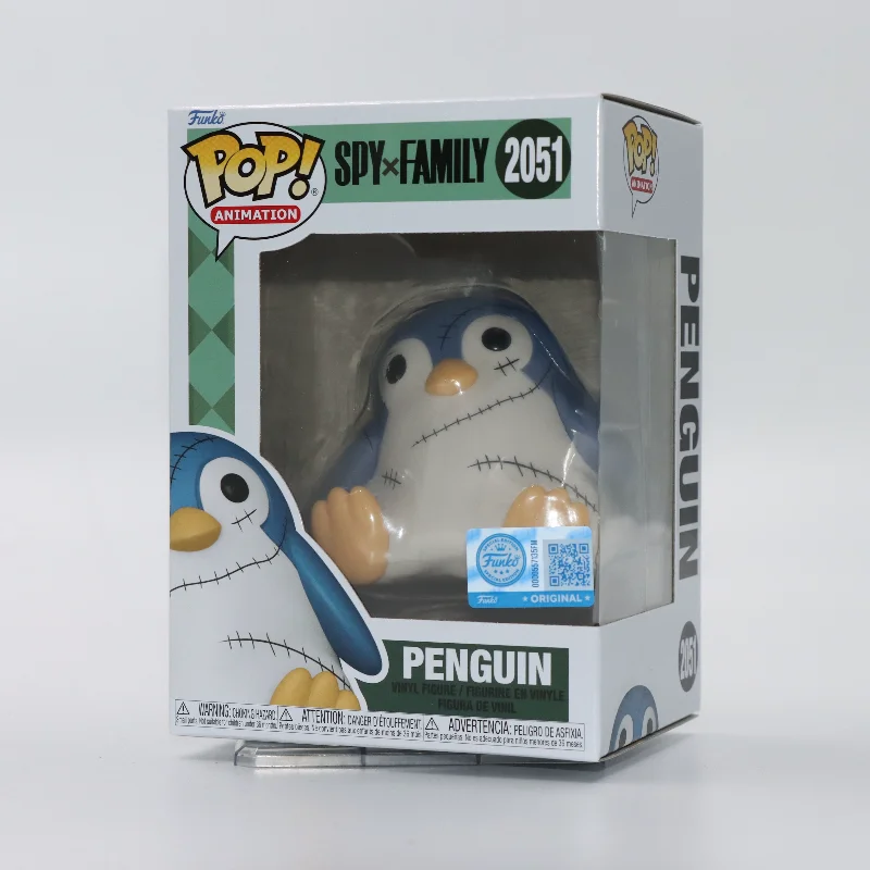 Original Funko POP Spy x Family Penguin #2051 Anime Action Figure Peripheral Vinyl Figure Model Toy Gift Collectible Desk Decor
Original Funko POP Spy x Family Penguin #2051 Anime Action Figure Peripheral Vinyl Figure Model Toy Gift Collectible Desk Decor