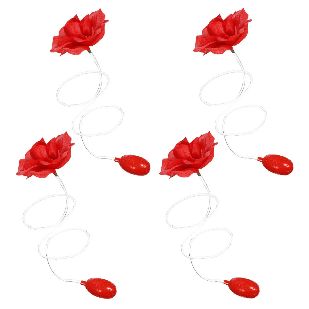 4Pcs Water Red Rose Squirting Trick Prank for April Fools Day Party Reusable Spray Flower Funny Prank Set Water Flower Toys
4Pcs Water Red Rose Squirting Trick Prank for April Fools Day Party Reusable Spray Flower Funny Prank Set Water Flower Toys