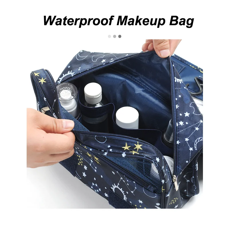 Multi-Functional Large Capacity Waterproof Makeup Bag Portable Dry And Wet Separation Bathroom Hook Toiletry Bag Storage Bag
Multi-Functional Large Capacity Waterproof Makeup Bag Portable Dry And Wet Separation Bathroom Hook Toiletry Bag Storage Bag