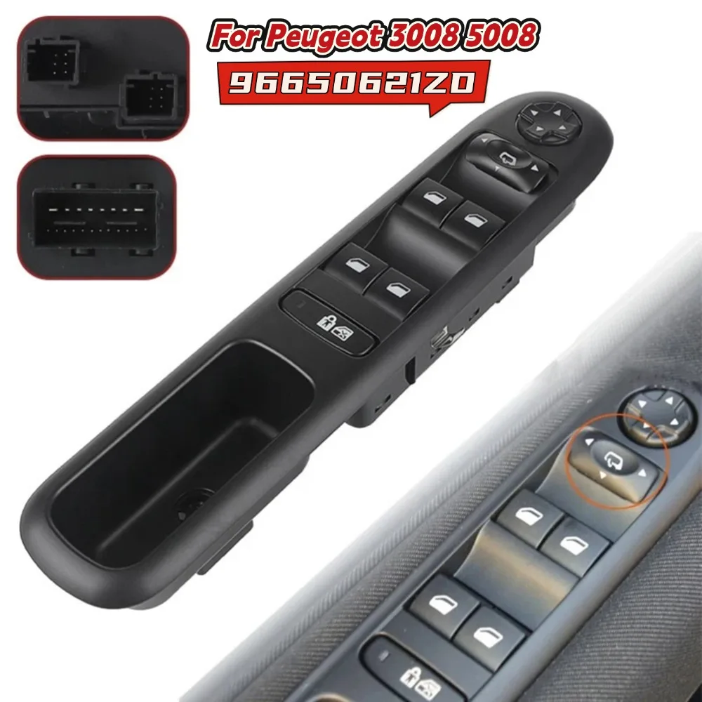 Car LHD Master Power Window Switch For Peugeot3008 5008 96650621ZD Electric Control Switch Replacement Car Interior Parts
Car LHD Master Power Window Switch For Peugeot3008 5008 96650621ZD Electric Control Switch Replacement Car Interior Parts
