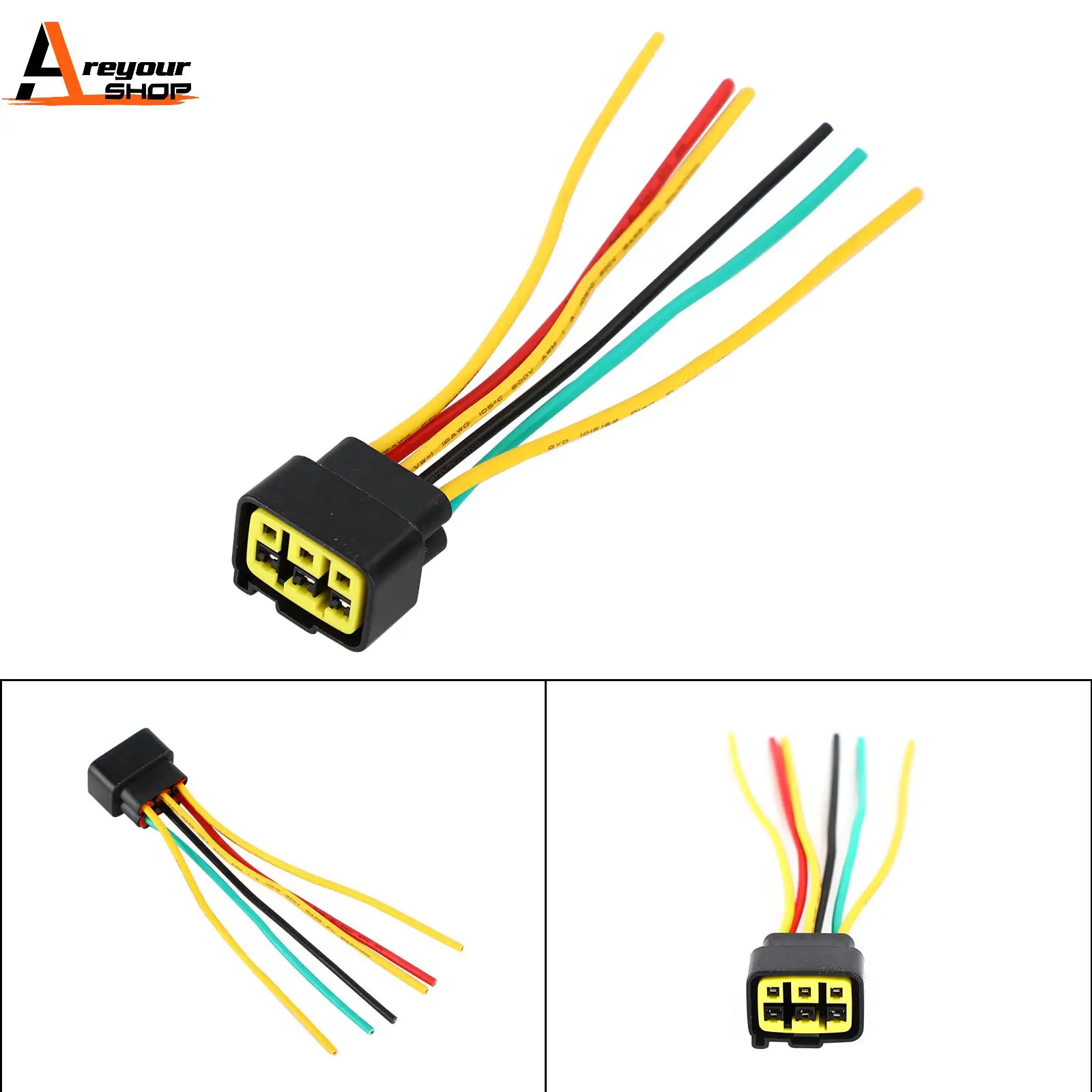 Areyourshop Regulator Rectifier Connector Plug fit for Suzuki GSR400 LTF400 DF25A For Can-Am ATV DS450 Motorcycle Parts
Areyourshop Regulator Rectifier Connector Plug fit for Suzuki GSR400 LTF400 DF25A For Can-Am ATV DS450 Motorcycle Parts