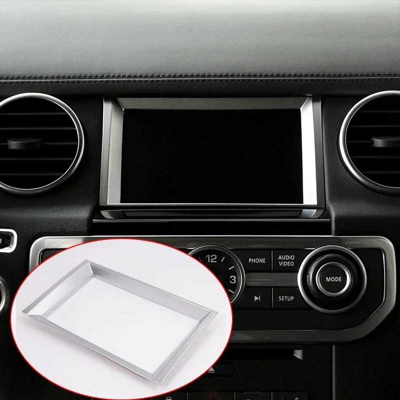 For Land Rover Discovery 4 2010 2011 2012- 2015 2016 Matte Silver ABS Chrome GPS Navigation Screen Decorative Frame Trim Sticker
For Land Rover Discovery 4 2010 2011 2012- 2015 2016 Matte Silver ABS Chrome GPS Navigation Screen Decorative Frame Trim Sticker