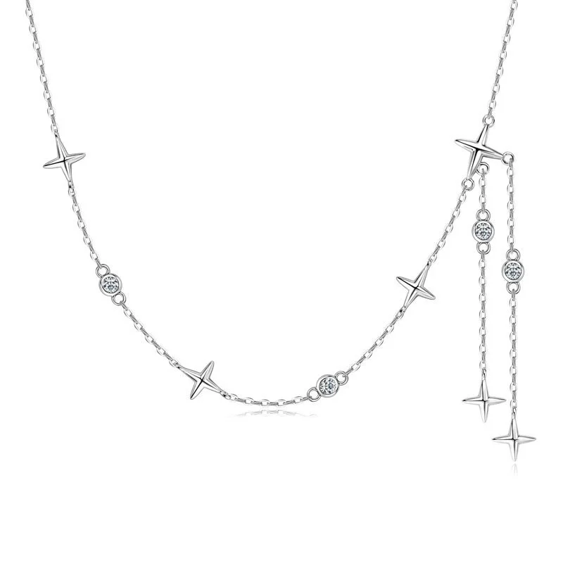 ZFSILVER модное модное классическое серебро s925 с муассанитом, дизайнерское ожерелье со звездой и кисточками, подвески, женские аксессуары, ювелирные изделия, подарок NMO-046
ZFSILVER модное модное классическое серебро s925 с муассанитом, дизайнерское ожерелье со звездой и кисточками, подвески, женские аксессуары, ювелирные изделия, подарок NMO-046