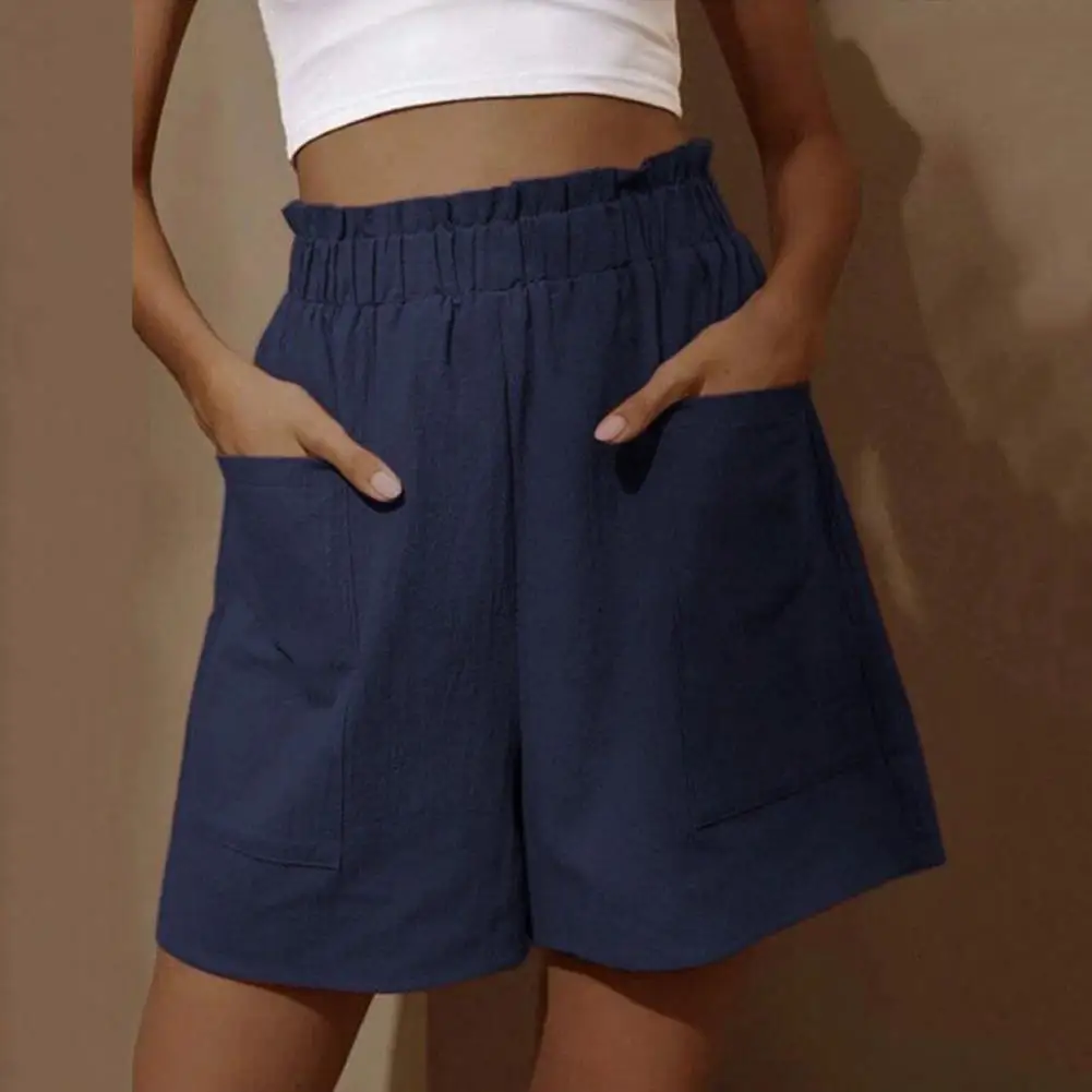 Elastic Waist Shorts Women Athletic Leisure Shorts Women's High Waist Elastic Shorts with Side Pockets Breathable for Summer
Elastic Waist Shorts Women Athletic Leisure Shorts Women's High Waist Elastic Shorts with Side Pockets Breathable for Summer
