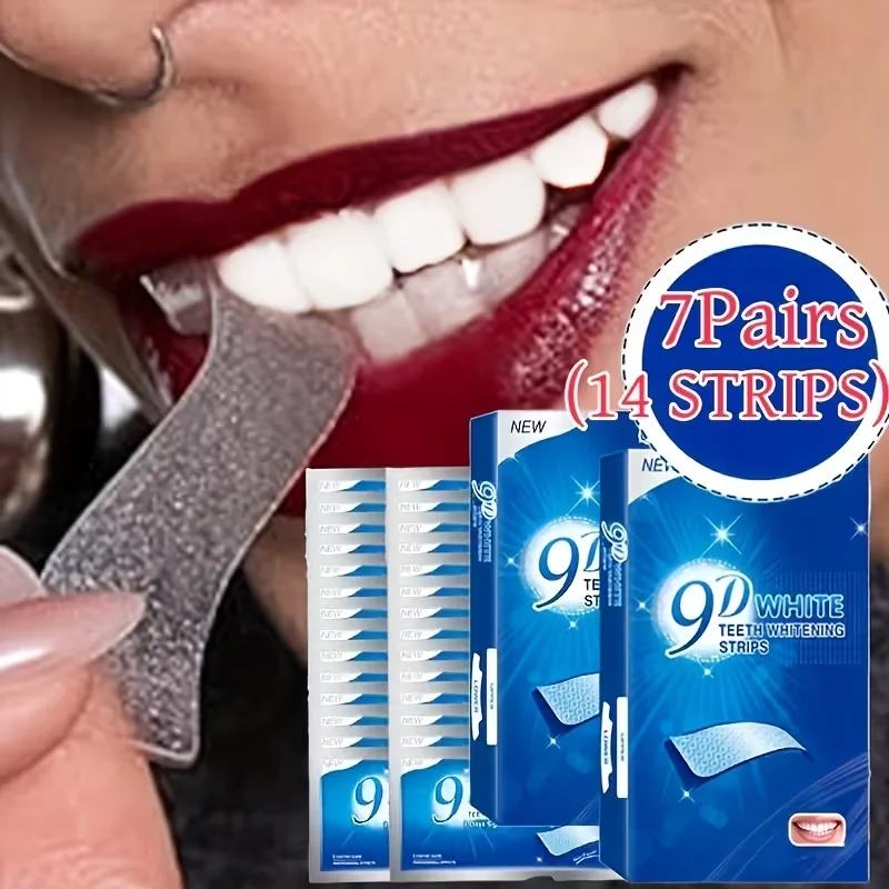 9D Deep Cleaning Dental Gel Strips - Sensitive Teeth & Gums - At- Kit - Easy & Stick Application - Patches for Daily Use
9D Deep Cleaning Dental Gel Strips - Sensitive Teeth & Gums - At- Kit - Easy & Stick Application - Patches for Daily Use