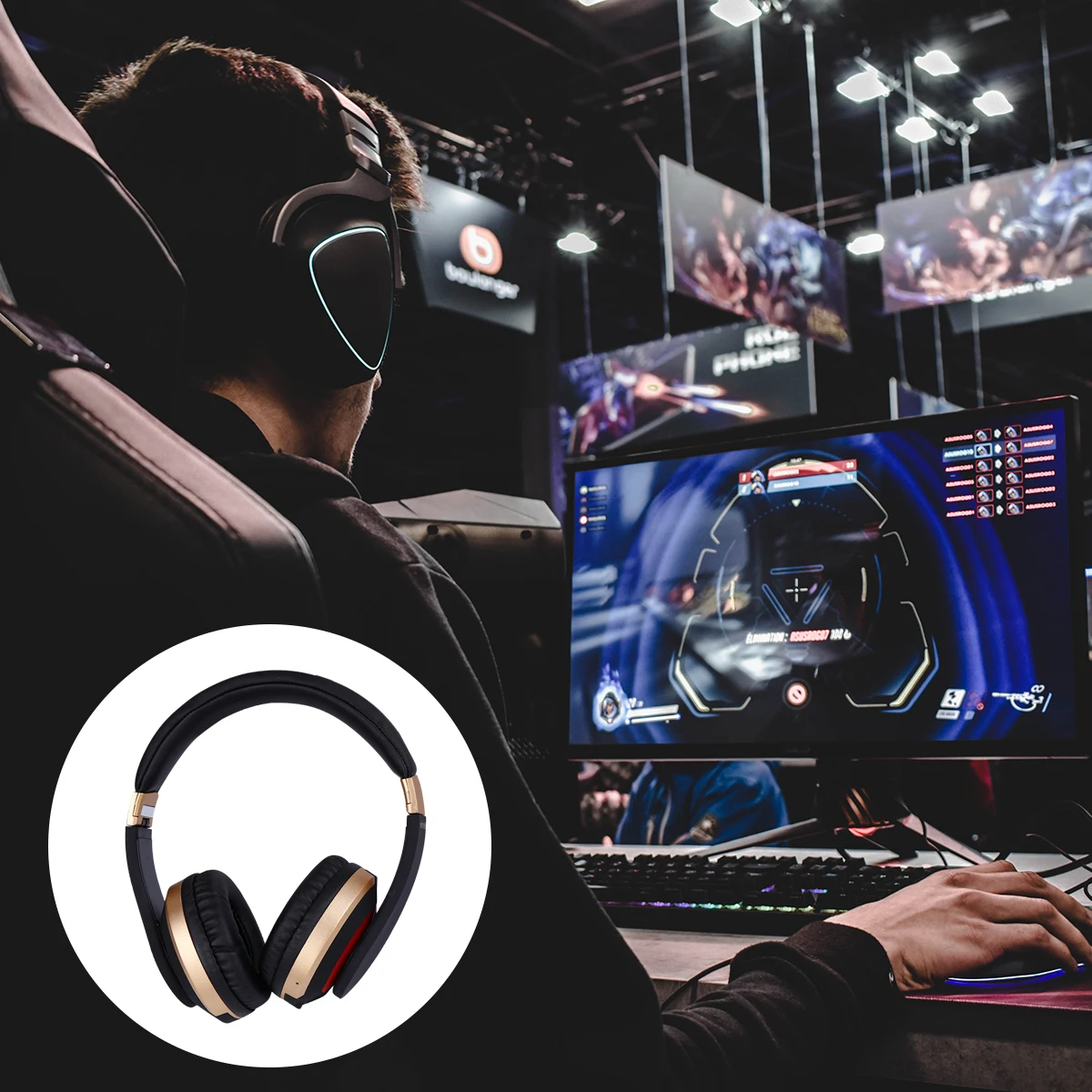 Wireless Foldable Headset 5.0 Golden Fm Radio Card Support Comfortable Ear Pads for Devices Foldable Headphone
Wireless Foldable Headset 5.0 Golden Fm Radio Card Support Comfortable Ear Pads for Devices Foldable Headphone