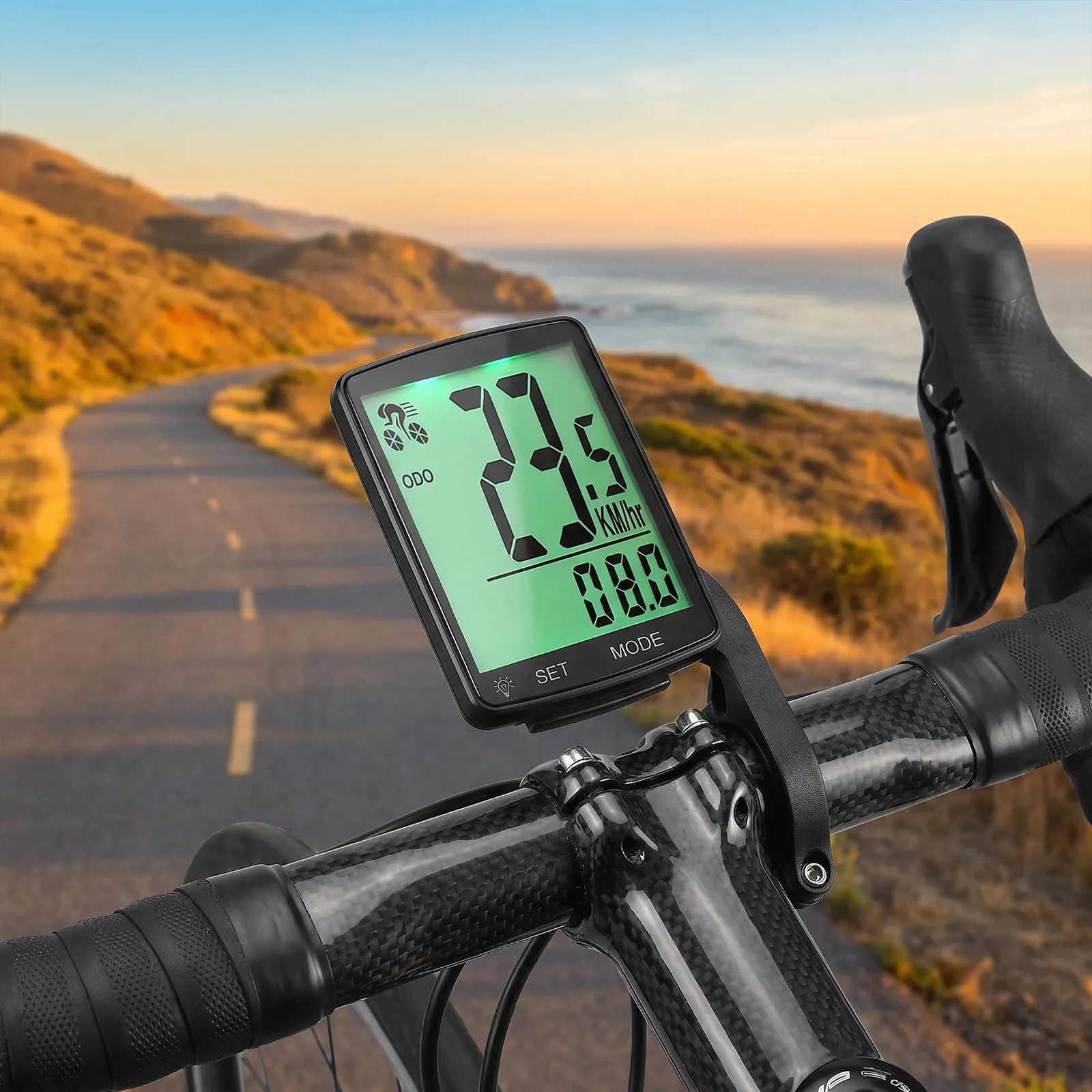 Wireless Bicycle Odometer Speedometer Large LCD Screen Multifunctional Bike Computer Cycling Meter Wireless Cycle Bike Computer
Wireless Bicycle Odometer Speedometer Large LCD Screen Multifunctional Bike Computer Cycling Meter Wireless Cycle Bike Computer