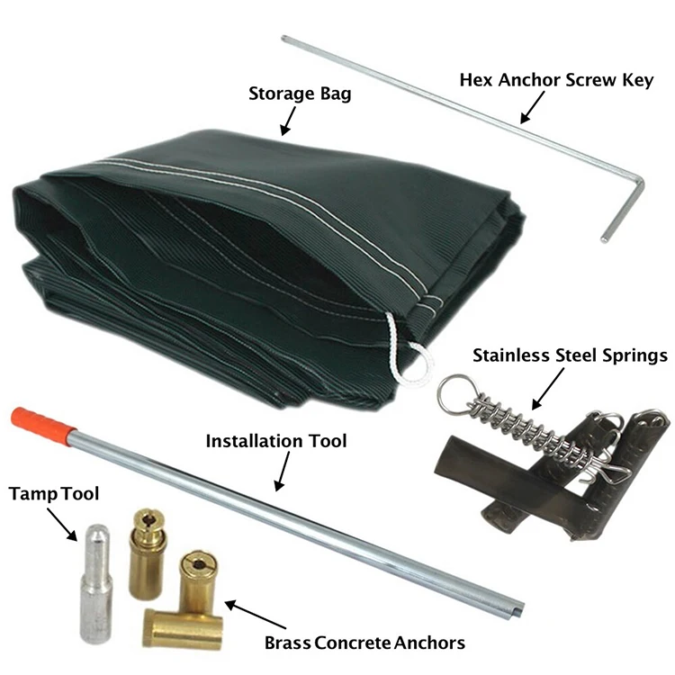 16FT*32FT Mesh Safety Pool Cover PP 165GSM Premium Swimming Pool Safety Cover
16FT*32FT Mesh Safety Pool Cover PP 165GSM Premium Swimming Pool Safety Cover