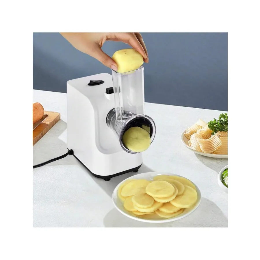 Electric Cheese Grater Salad Maker 200W Salad Shooter Electric Vegetable Slicer Shredder Chopper For Fruits With 5 Attachments
Electric Cheese Grater Salad Maker 200W Salad Shooter Electric Vegetable Slicer Shredder Chopper For Fruits With 5 Attachments