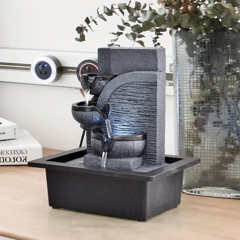 HandMade Home Decorative Desktop Fountains Indoor Water Fountain Creative Craft Home Decor&Figurines FengShui Waterfall Fountain
HandMade Home Decorative Desktop Fountains Indoor Water Fountain Creative Craft Home Decor&Figurines FengShui Waterfall Fountain