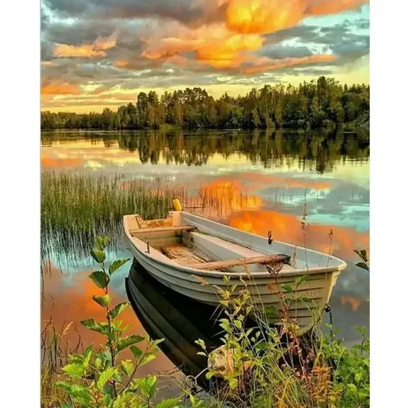 608120 DIY Painting By Numbers Seascape Boat Canvas By Numbers Diy Gift Acrylic Handpainted Oil Paint For Home Decor
608120 DIY Painting By Numbers Seascape Boat Canvas By Numbers Diy Gift Acrylic Handpainted Oil Paint For Home Decor