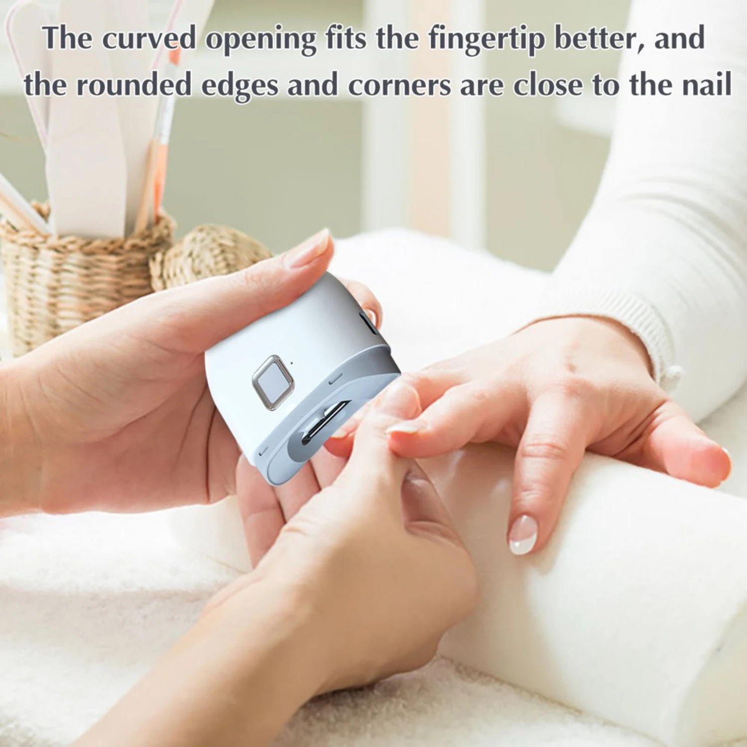 Electric Nail Clipper Automatic Intelligent Fingernail Cutter Rechargeable Nail Trimmer Safety Nail Scissors Gift for Seniors Ba
Electric Nail Clipper Automatic Intelligent Fingernail Cutter Rechargeable Nail Trimmer Safety Nail Scissors Gift for Seniors Ba