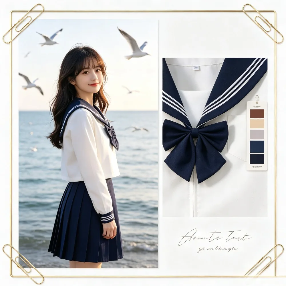 Preppy JK School Uniform Outfit,Gray Long‑Sleeve Top & High‑Waist Pleated Short Skirt for Teen Students Daily School Party Wear
Preppy JK School Uniform Outfit,Gray Long‑Sleeve Top & High‑Waist Pleated Short Skirt for Teen Students Daily School Party Wear