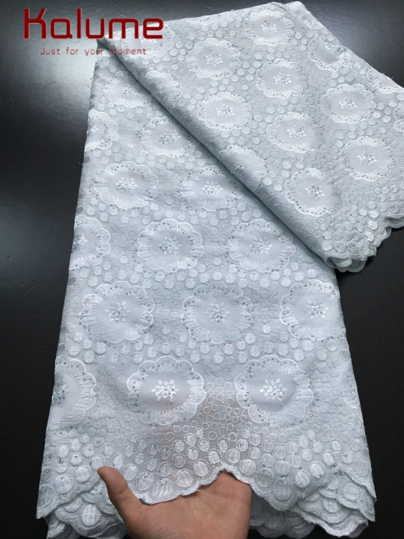 Kalume African Lace Fabric with Stones Nigerian Cotton Lace Fabric Luxurious Swiss Lace Fabric For Sewing Dress Women Party
Kalume African Lace Fabric with Stones Nigerian Cotton Lace Fabric Luxurious Swiss Lace Fabric For Sewing Dress Women Party