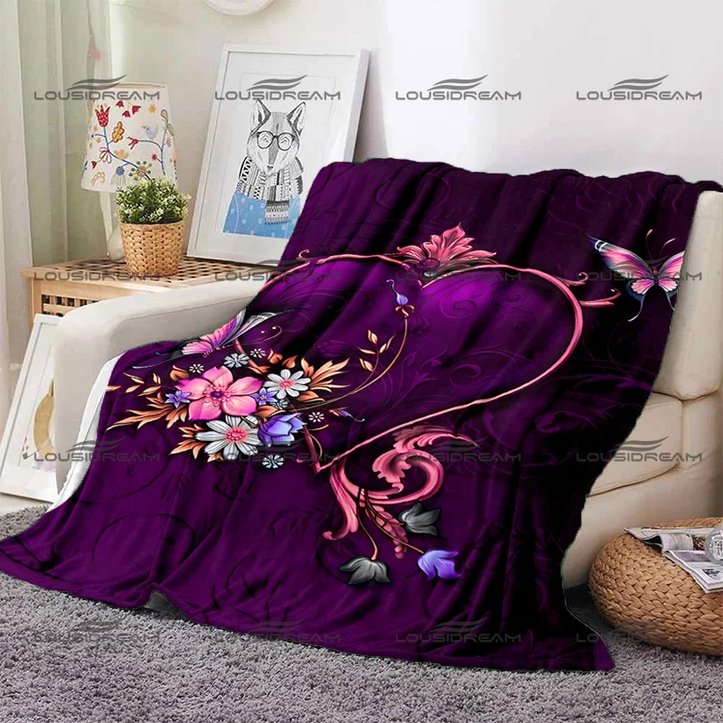 Butterfly and Flower Blanket Soft Flannel Dream Love Heart Blanket Air Conditioner Quilt Portable Home Travel Office Blanket
Butterfly and Flower Blanket Soft Flannel Dream Love Heart Blanket Air Conditioner Quilt Portable Home Travel Office Blanket