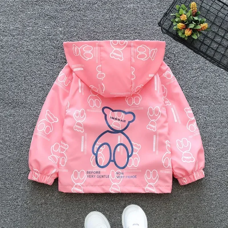 Winter jacket Children's coat Girls Cartoon Bear Jacket Winter Coats Spring Autumn Kids Hooded Jackets Casual Sports Outerwear
Winter jacket Children's coat Girls Cartoon Bear Jacket Winter Coats Spring Autumn Kids Hooded Jackets Casual Sports Outerwear