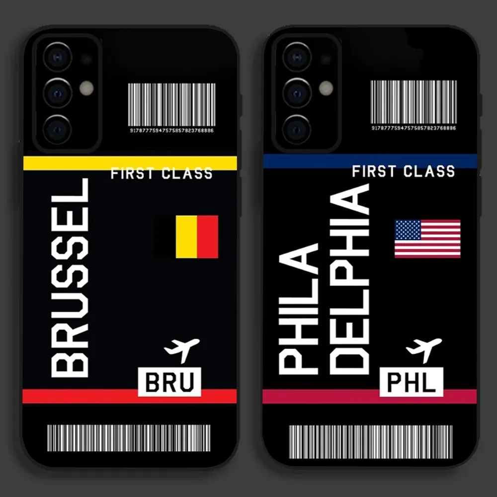 Black Boarding Pass Plane Ticket Phone Case For Samsung S24,S21,S22,S23,S30,Ultra,S20,Plus,Fe,Lite,Note,10,9,5G Black Soft Cover
Black Boarding Pass Plane Ticket Phone Case For Samsung S24,S21,S22,S23,S30,Ultra,S20,Plus,Fe,Lite,Note,10,9,5G Black Soft Cover