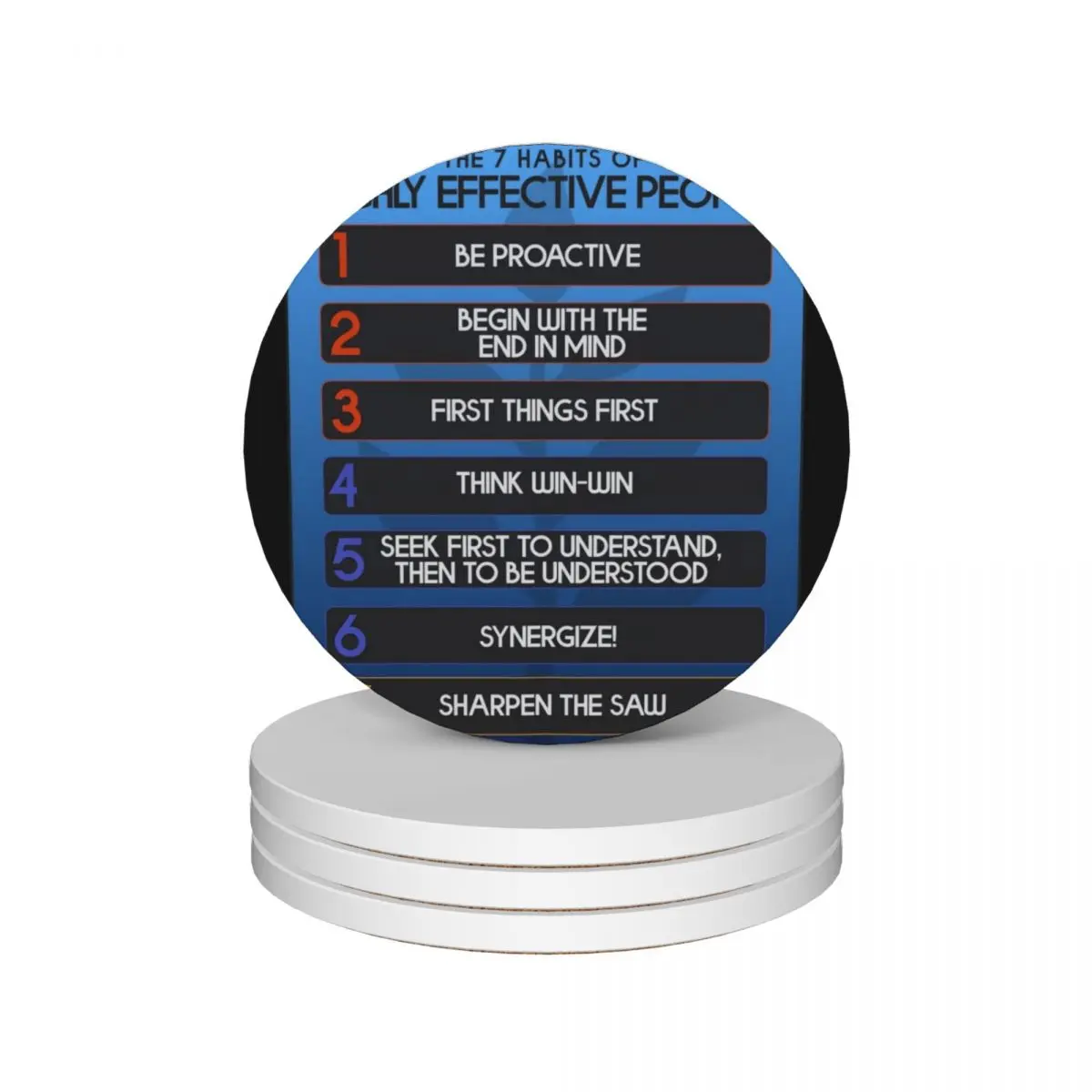 The 7 Habits Of Highly Effective People Motivation Ceramic Coasters (Set of 4) custom cute Coasters
The 7 Habits Of Highly Effective People Motivation Ceramic Coasters (Set of 4) custom cute Coasters