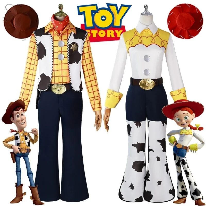 Carnival Anime Woody Jessie Cosplay Costume Toy Story Cowboy Hat Suit Halloween Party Role Playing Outfits for Adult Men Women
Carnival Anime Woody Jessie Cosplay Costume Toy Story Cowboy Hat Suit Halloween Party Role Playing Outfits for Adult Men Women