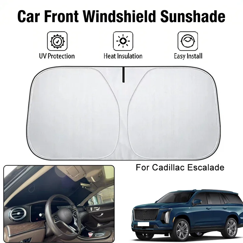 Foldable Car Windshield Sun Shade UV Block Heat Insulation For Cadillac Escalade Interior Protection Accessories
Foldable Car Windshield Sun Shade UV Block Heat Insulation For Cadillac Escalade Interior Protection Accessories