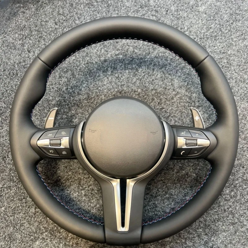 Leather Car Steering Wheel for BMWS M3 M4 M5 F30 F10 F20 F35 F36 F22 F18 F07 F01 F80 E90 E92 E46 E60 E70 M Sports Steering Wheel 
Leather Car Steering Wheel for BMWS M3 M4 M5 F30 F10 F20 F35 F36 F22 F18 F07 F01 F80 E90 E92 E46 E60 E70 M Sports Steering Wheel