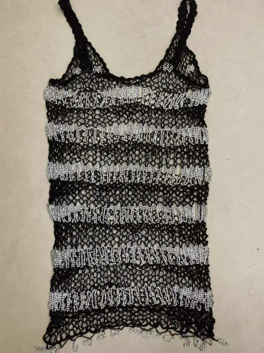 Handmade Lace Hollow out Long Dress Women's Summer Sleeveless Gown with Tassel Hollow out Strap Design Fashionable Citywalk D...
Handmade Lace Hollow out Long Dress Women's Summer Sleeveless Gown with Tassel Hollow out Strap Design Fashionable Citywalk D...