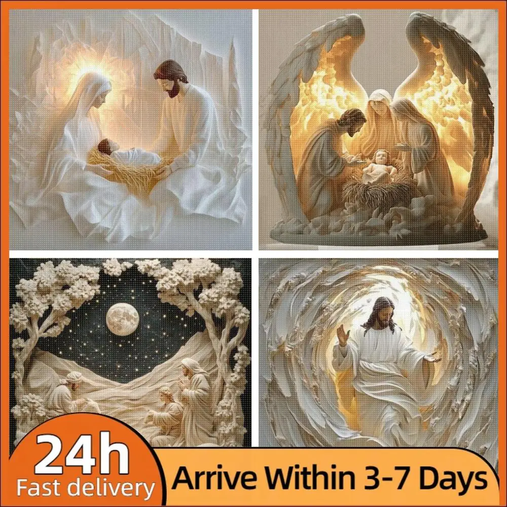 Jesus Full 14CT DIY Counted Cross Stitch Kits for Beginners Adults Home Decor Cross Stitch Art and Crafts Kits 15.60x15.60in
Jesus Full 14CT DIY Counted Cross Stitch Kits for Beginners Adults Home Decor Cross Stitch Art and Crafts Kits 15.60x15.60in