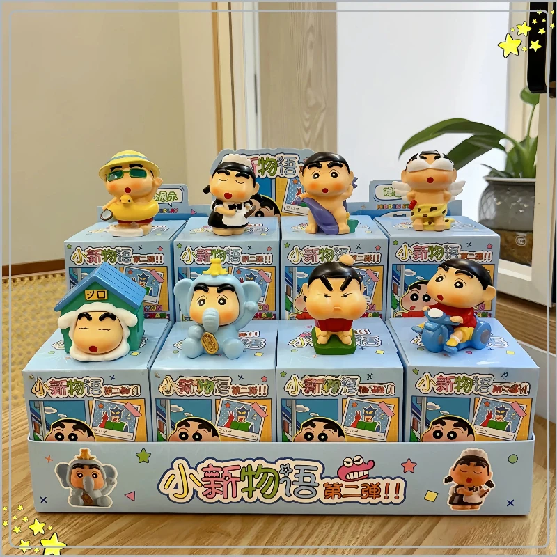 Коллекционные фигурки Shin-Chan: Вторая волна, серия Blind Box, милые статуэтки персонажей мультфильмов, украшения для рабочего стола и автомобиля, игрушки, подарки
Коллекционные фигурки Shin-Chan: Вторая волна, серия Blind Box, милые статуэтки персонажей мультфильмов, украшения для рабочего стола и автомобиля, игрушки, подарки