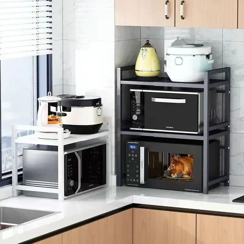 Scalable Microwave Oven Shelf Kitchen Countertop Oven Rack Detachable Seasoning Storage Rack Metal Holder Storage Furniture
Scalable Microwave Oven Shelf Kitchen Countertop Oven Rack Detachable Seasoning Storage Rack Metal Holder Storage Furniture