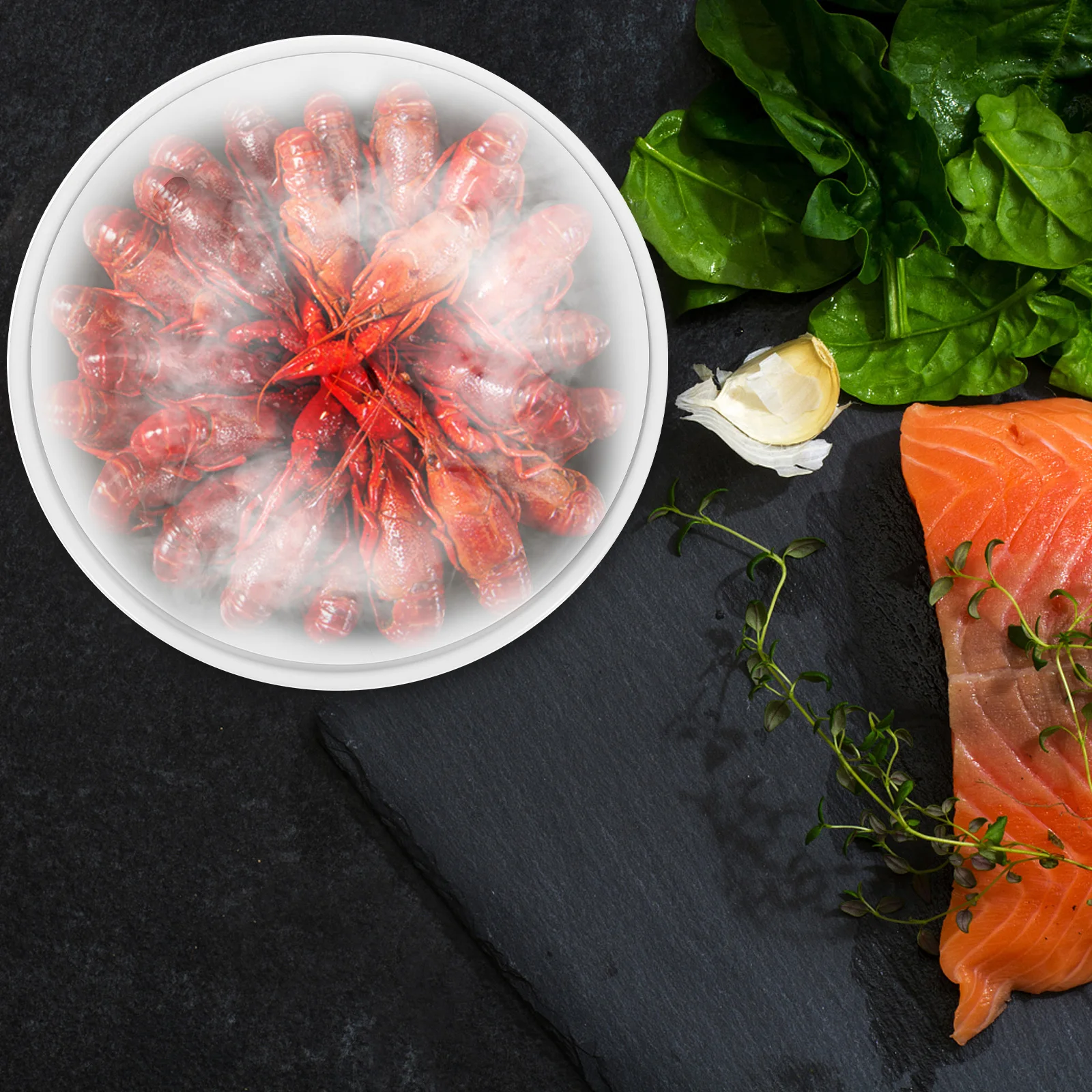 Fresh Round Shaped 8.5 Inch White Melamine Sushi Sashimi Plate Serving Tray Seafood Meat Vegetables Food Preservation
Fresh Round Shaped 8.5 Inch White Melamine Sushi Sashimi Plate Serving Tray Seafood Meat Vegetables Food Preservation