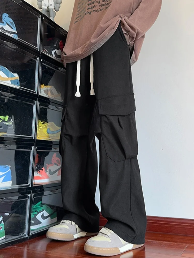 Men's Workwear Pants Large kets Corduroy Floor-Length Drapey Straight Leg American Retro Sle Casual Trousers
Men's Workwear Pants Large kets Corduroy Floor-Length Drapey Straight Leg American Retro Sle Casual Trousers