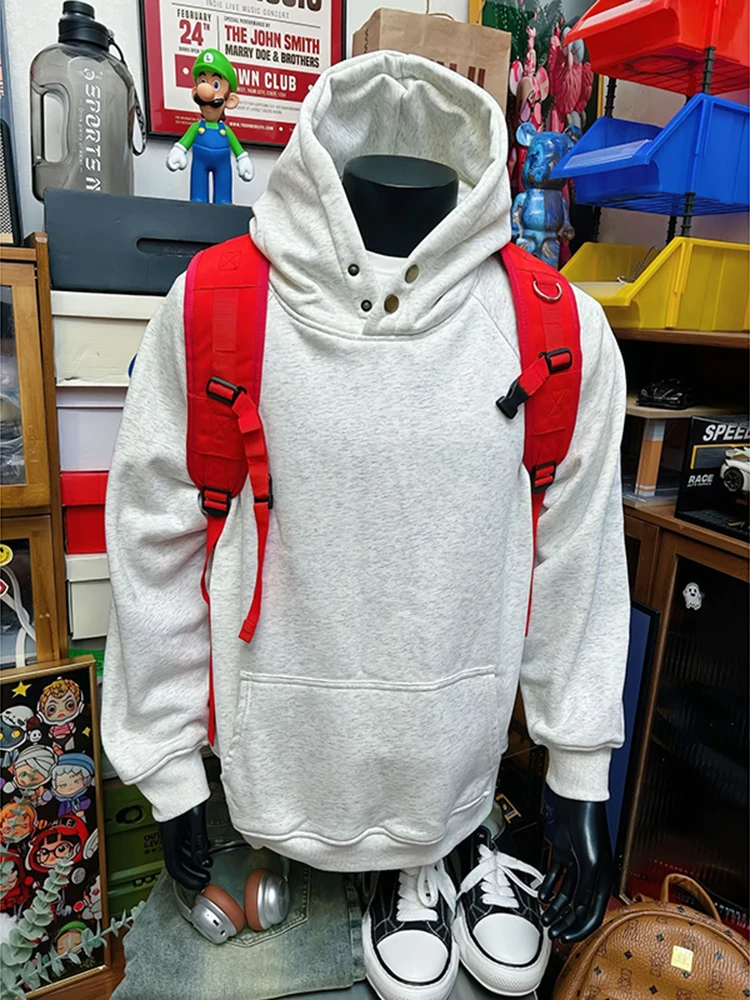 Cleanfit Button-Up Hoodie ex Heavyweight Boxy Sweatirt Couple Outerwear Autumn American Sle Casual Long Sve irt
Cleanfit Button-Up Hoodie ex Heavyweight Boxy Sweatirt Couple Outerwear Autumn American Sle Casual Long Sve irt