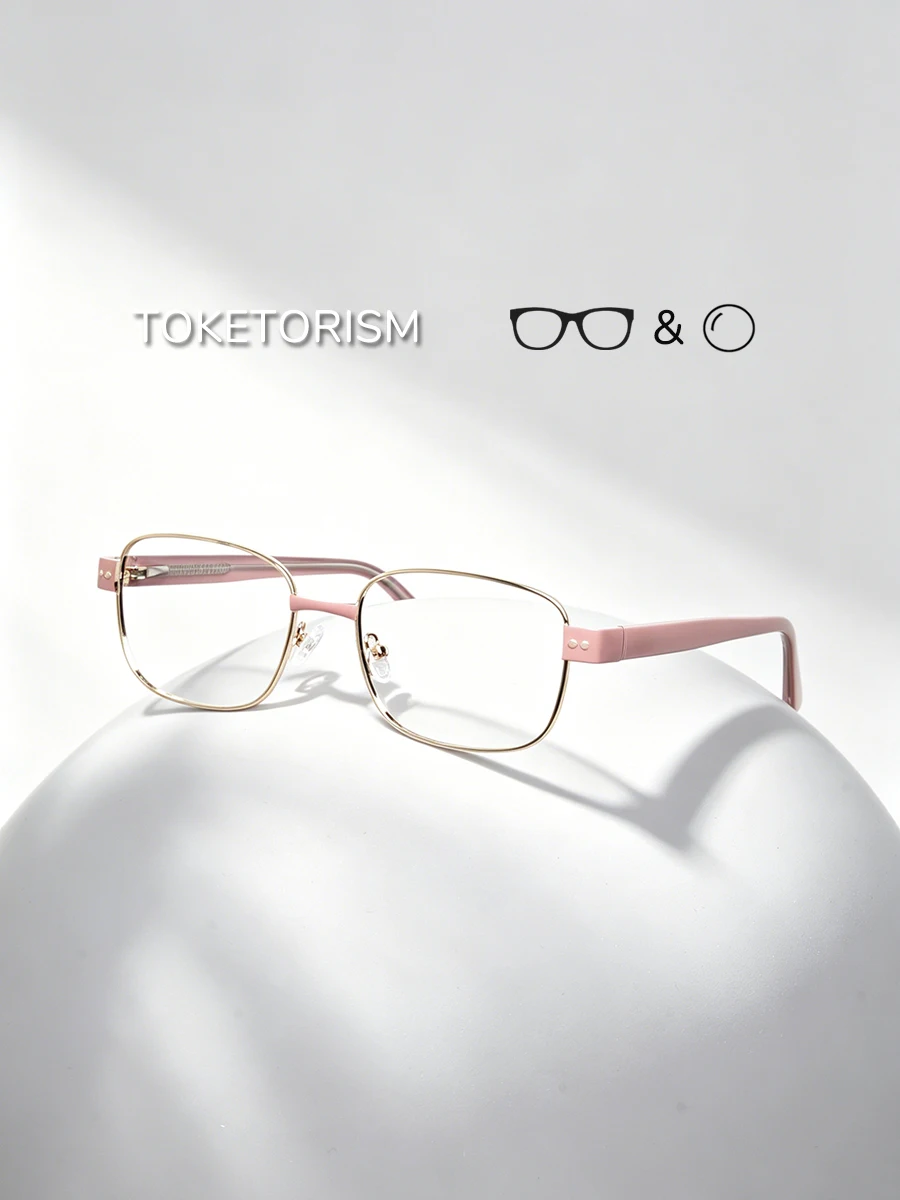 Toketorism Women's Reading Glasses Presbyopia Eyeglasses Anti Blue Light Fashion Metal Frame +1.0~+4.0
Toketorism Women's Reading Glasses Presbyopia Eyeglasses Anti Blue Light Fashion Metal Frame +1.0~+4.0