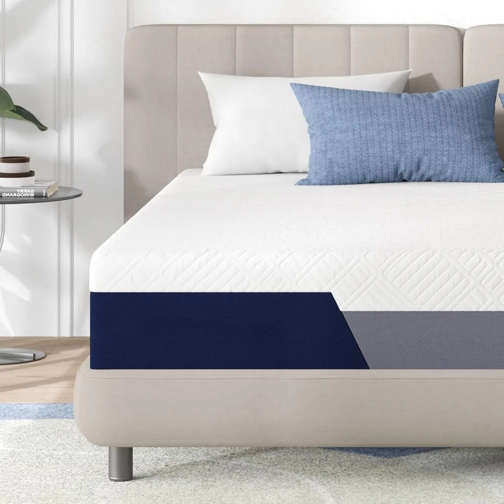 Mattress, Full, 10-Inch, Memory Foam Mattress for Pressure Relief, Medium Firm with Motion Isolation, Mattress in A Box
Mattress, Full, 10-Inch, Memory Foam Mattress for Pressure Relief, Medium Firm with Motion Isolation, Mattress in A Box