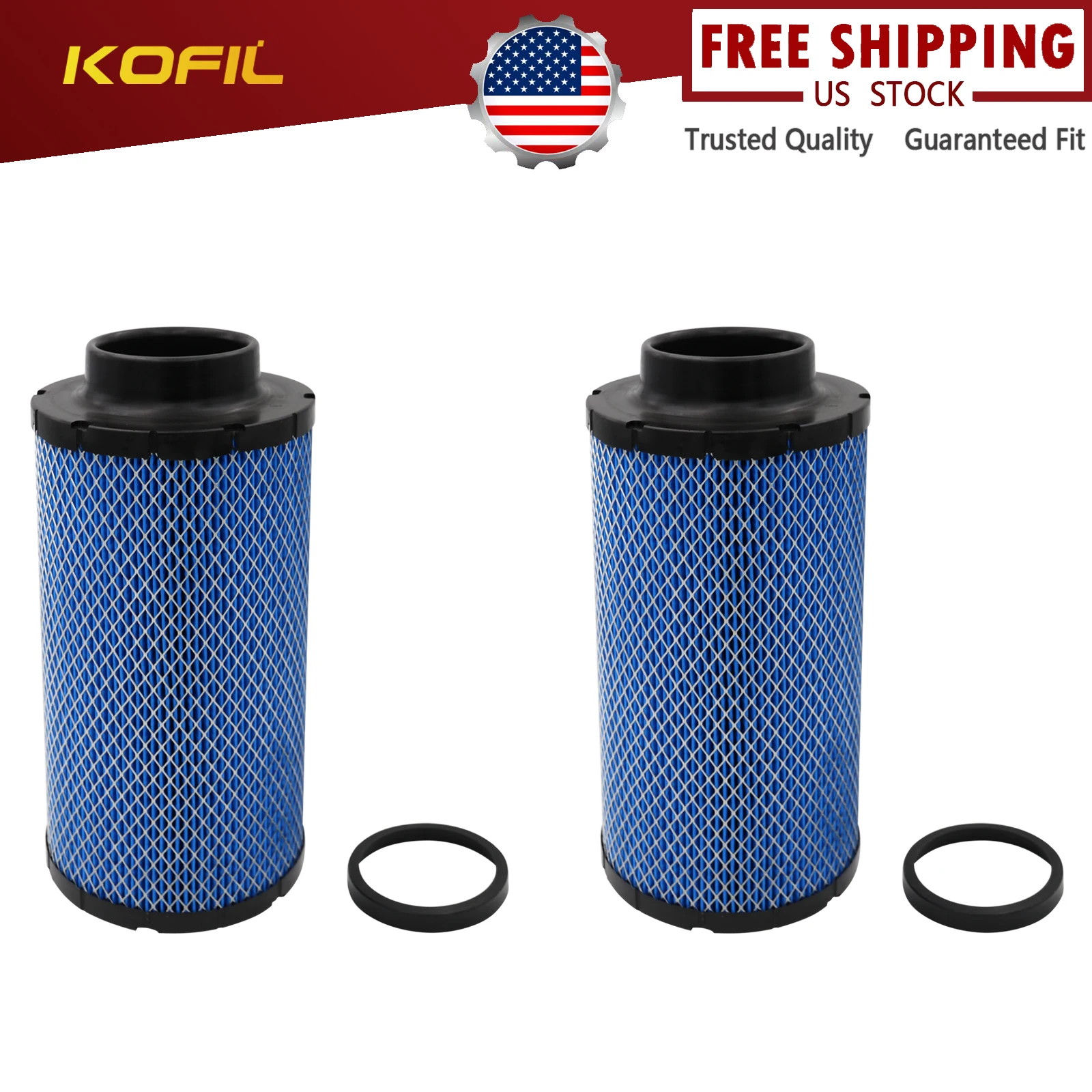 2PCS 1241084 2882234 Air Filter for Polaris RZR 1000 XP XP4 / RZR Turbo S R Pro XP RS1 2014-2023
2PCS 1241084 2882234 Air Filter for Polaris RZR 1000 XP XP4 / RZR Turbo S R Pro XP RS1 2014-2023