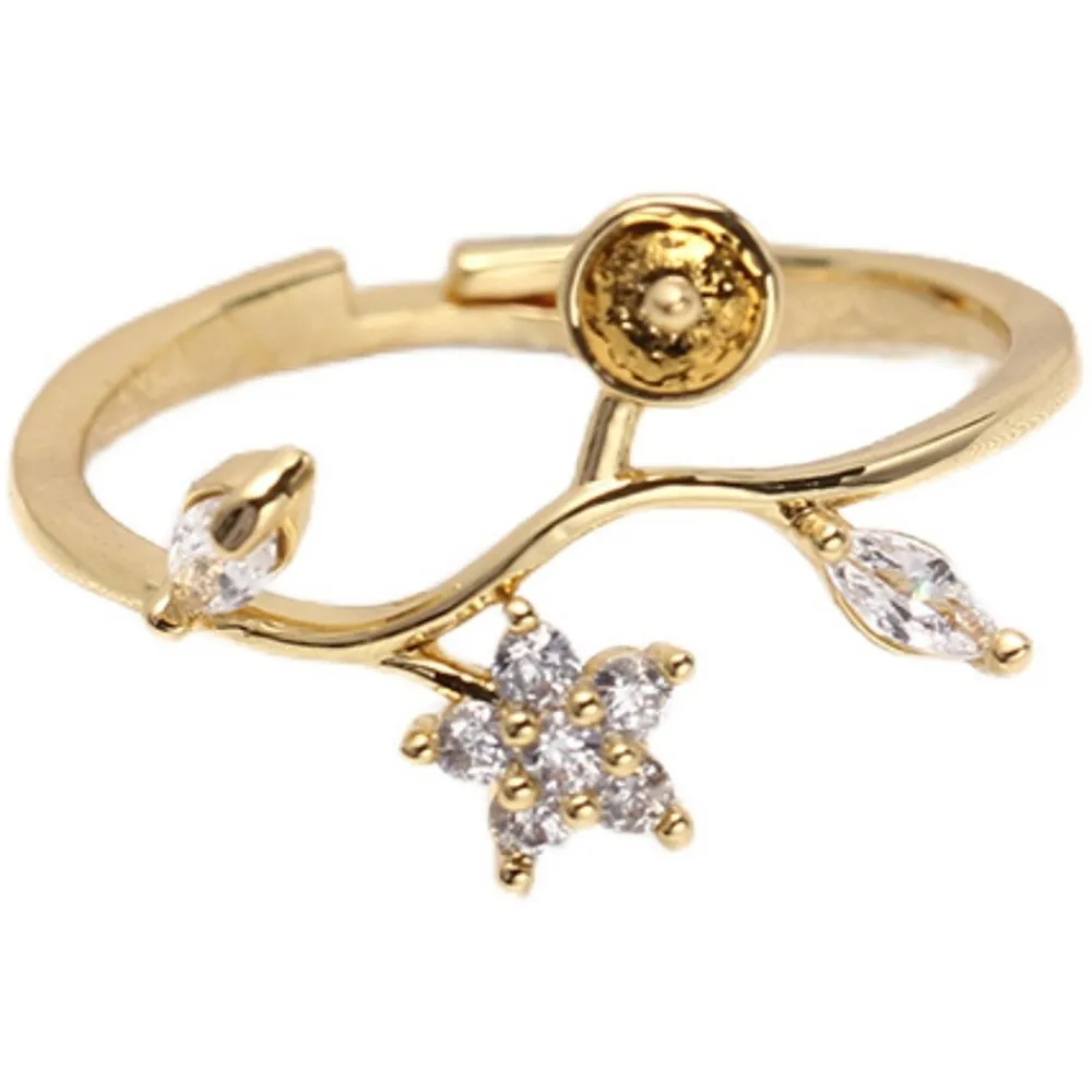 Adjustable Gold Plated Pearl Ring Settings Findings & Accessories - for Jewelry Making Bulk Wholesale Craft Supplies 7-9mm
Adjustable Gold Plated Pearl Ring Settings Findings & Accessories - for Jewelry Making Bulk Wholesale Craft Supplies 7-9mm