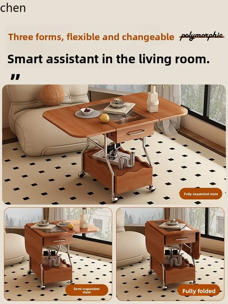 solid wood mobile folding edge table cabinet next to living room sofa trolley coffee table small table
solid wood mobile folding edge table cabinet next to living room sofa trolley coffee table small table