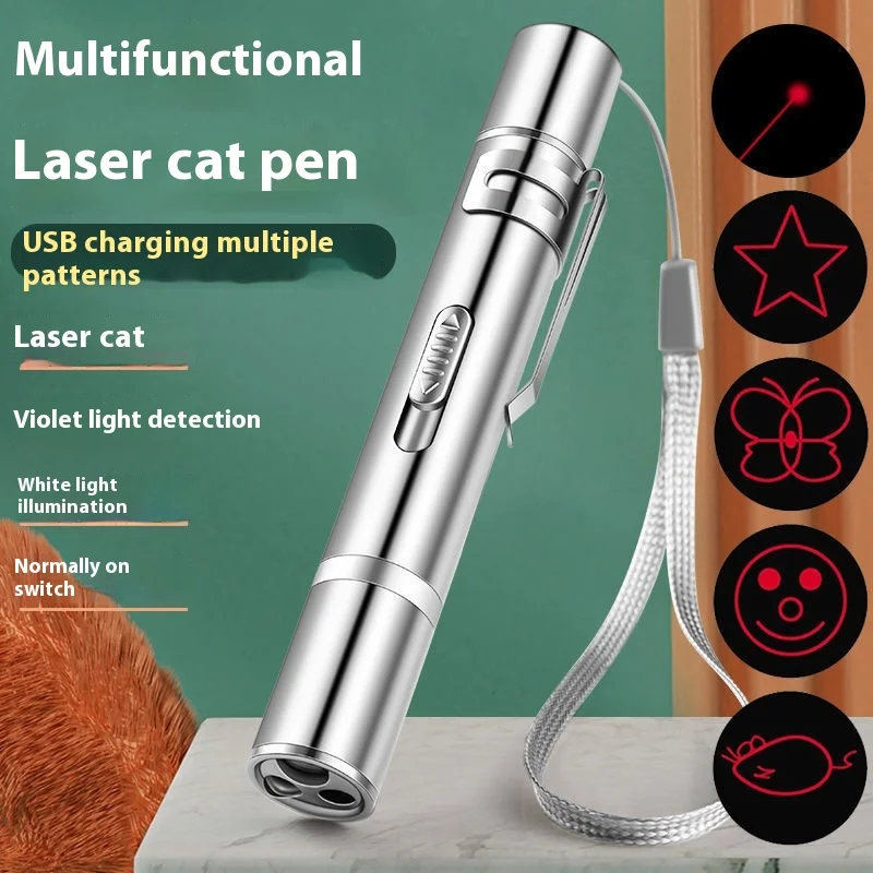 Cat toy cat teaser stick laser pointer infrared UBS charging self-hi laser pointer boredom relief artifact pet supplies
Cat toy cat teaser stick laser pointer infrared UBS charging self-hi laser pointer boredom relief artifact pet supplies