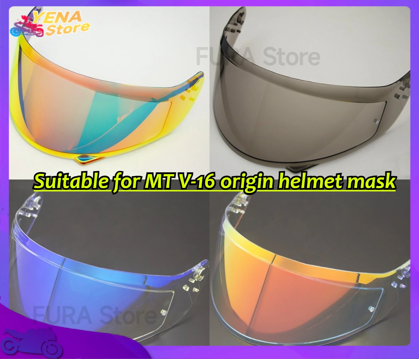 Helmet lenses are suitable for MT V-16 origin helmet mask motorcycle accessories helmet shield
Helmet lenses are suitable for MT V-16 origin helmet mask motorcycle accessories helmet shield