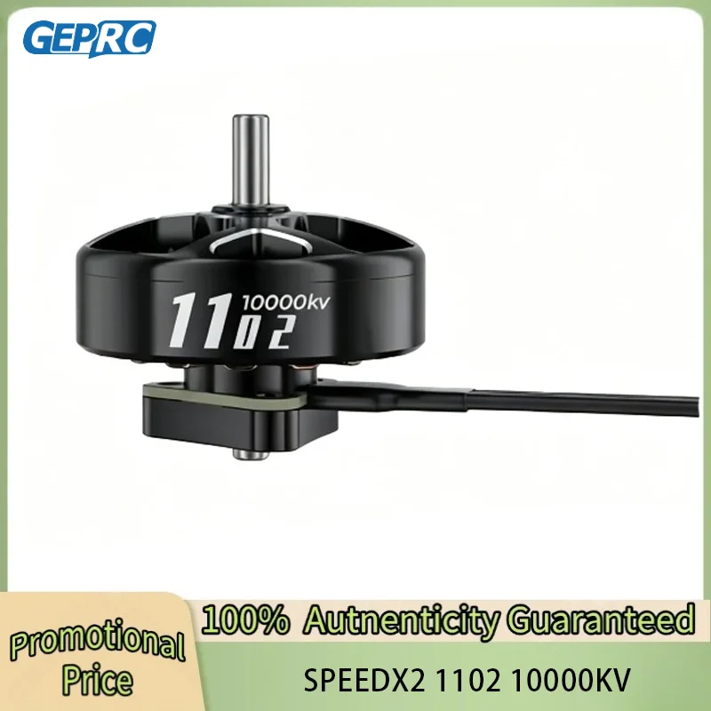 GEPRC SPEEDX2 1102 10000KV Motor ESC 12A Brushless Motor Black with Mini 1.6-2 Inch RC FPV Racing Drone Multicopter Accessories
GEPRC SPEEDX2 1102 10000KV Motor ESC 12A Brushless Motor Black with Mini 1.6-2 Inch RC FPV Racing Drone Multicopter Accessories