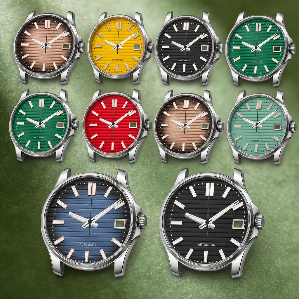 NH Nautilus Style Black Dial 30.5mm for NH35/NH36 | S Logo & Green Luminous | High-Quality Watch Modification Accessories
NH Nautilus Style Black Dial 30.5mm for NH35/NH36 | S Logo & Green Luminous | High-Quality Watch Modification Accessories