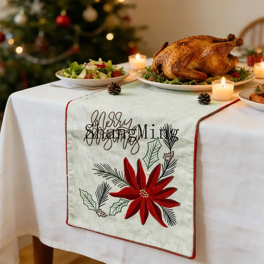 CL new Christmas table flag Santa Claus flower snowflake table mat festive party atmosphere Christmas
CL new Christmas table flag Santa Claus flower snowflake table mat festive party atmosphere Christmas