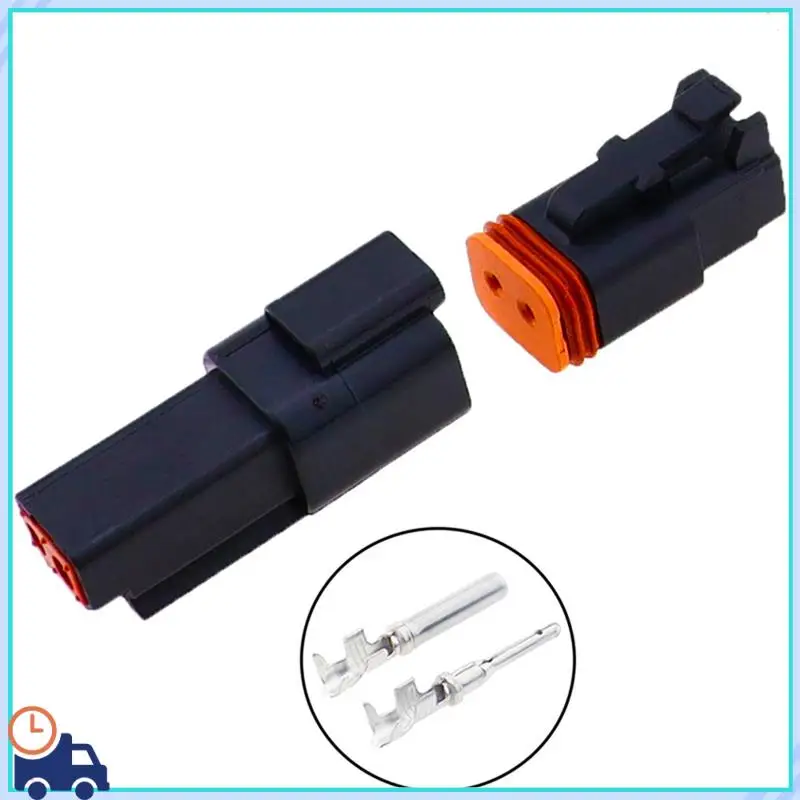 6 Pair DT 2 Pin Pigtail Kit Male Female Connector Adapter Socket Wiring Harness For LED Work Light Bar Black Accessories
6 Pair DT 2 Pin Pigtail Kit Male Female Connector Adapter Socket Wiring Harness For LED Work Light Bar Black Accessories