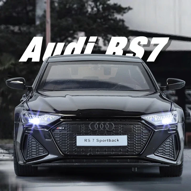 Модель автомобиля из сплава Audi RS7 Sportback со звуковым светом, имитация коллекции 1/24, игрушечный автомобиль, подарок для мальчиков, миниатюрная вуаль
Модель автомобиля из сплава Audi RS7 Sportback со звуковым светом, имитация коллекции 1/24, игрушечный автомобиль, подарок для мальчиков, миниатюрная вуаль