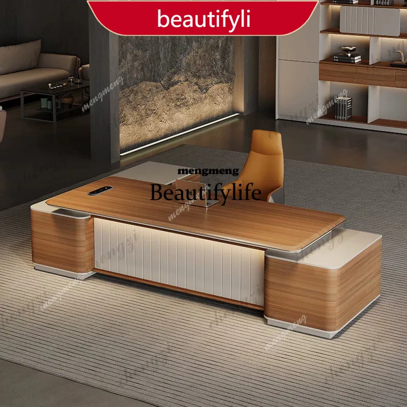 51 Simple and modern L-shaped boss table wood-based panel storage, large desk office, president table, locker
51 Simple and modern L-shaped boss table wood-based panel storage, large desk office, president table, locker