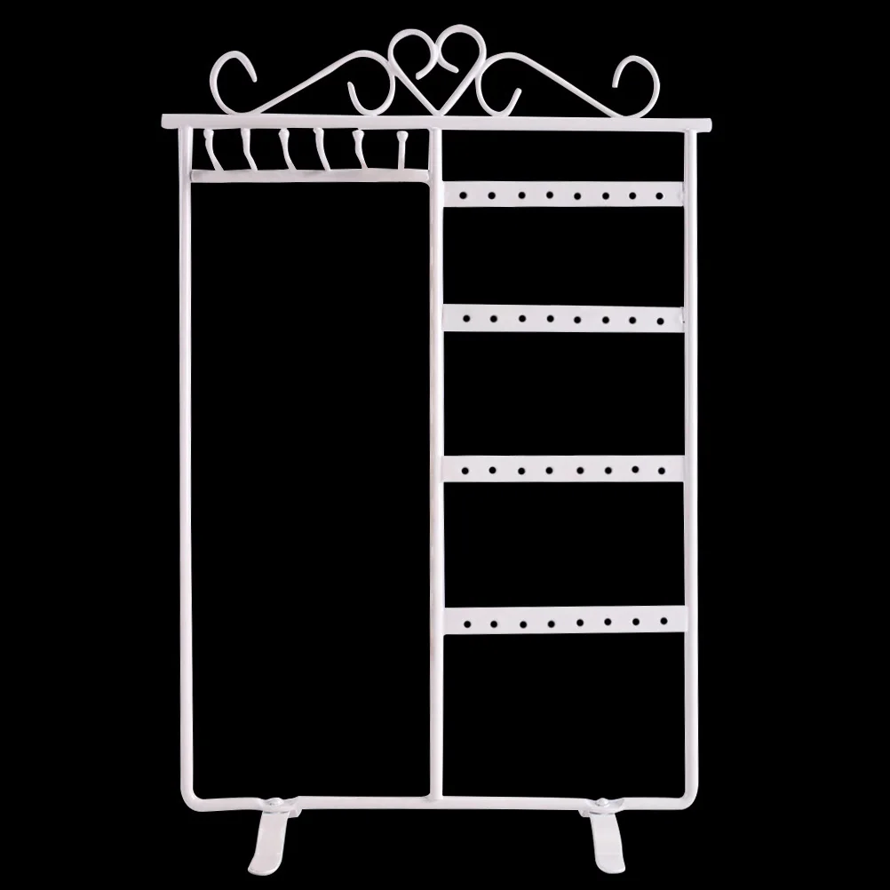 Jewelry Display Stand White Iron Holder For Earrings Necklaces Bracelets Rings Organizer Storage Rack Jewelry Display
Jewelry Display Stand White Iron Holder For Earrings Necklaces Bracelets Rings Organizer Storage Rack Jewelry Display