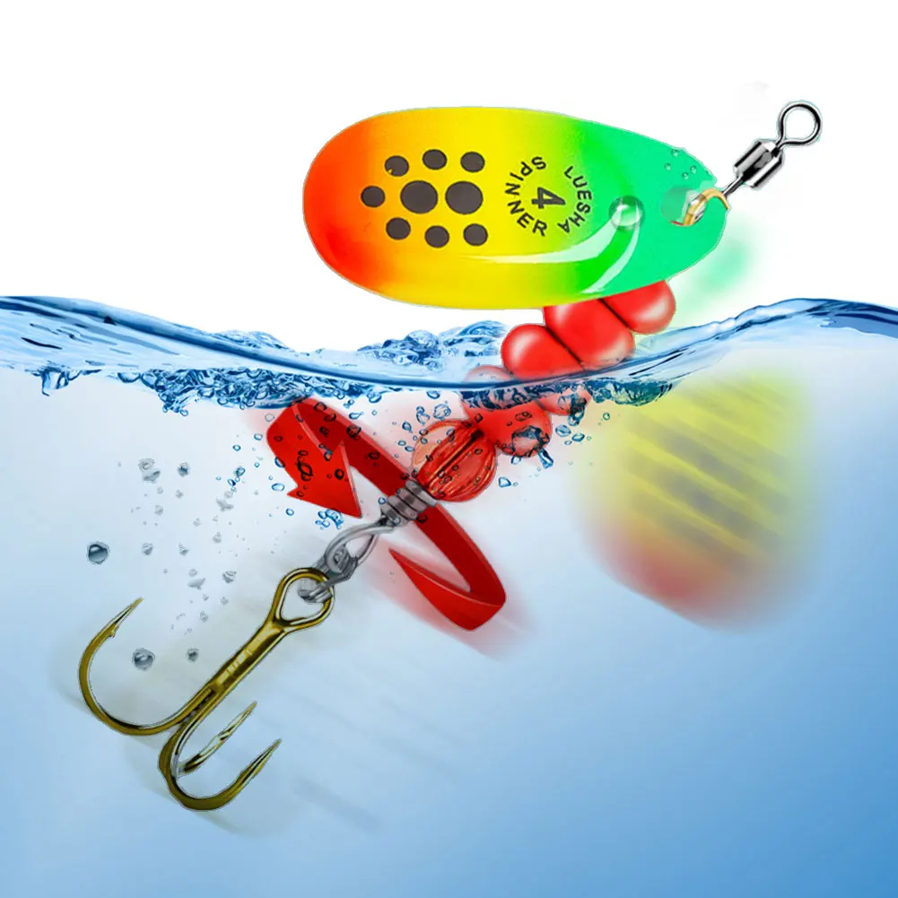 Набор из 5 металлических вращающихся блесен-ложек для рыбалки с коробкой для снастей, воблеры, жесткие приманки для ловли щуки, лосося, морской рыбалки
Набор из 5 металлических вращающихся блесен-ложек для рыбалки с коробкой для снастей, воблеры, жесткие приманки для ловли щуки, лосося, морской рыбалки
